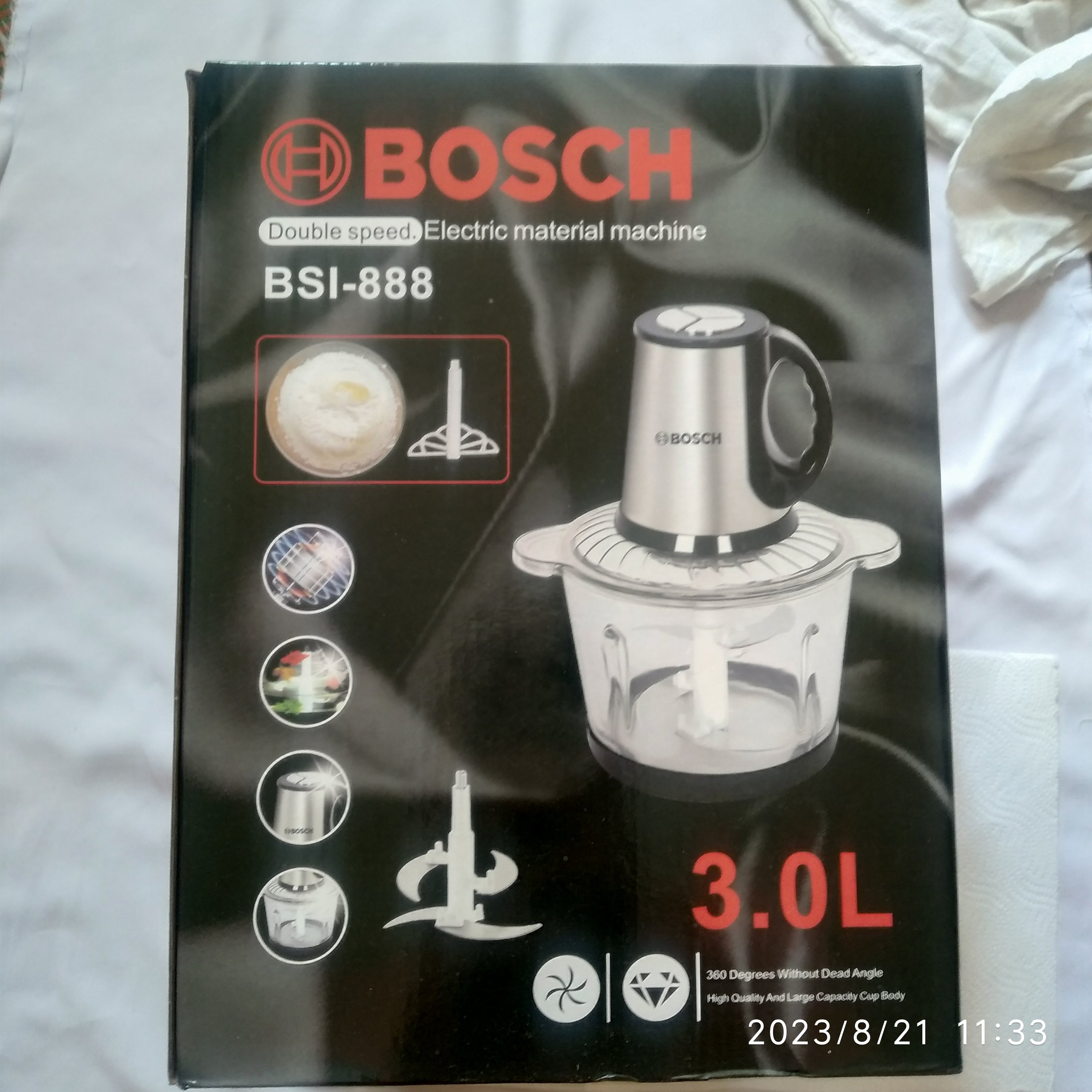 Choper / Mikser BOSCH 3 LITR BSI-888 Чоппер BOSCH